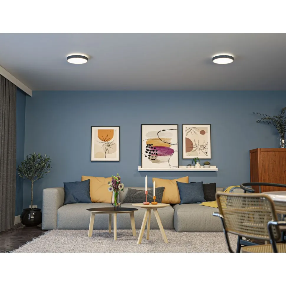 LED-paneeli Paulmann Cosara, IP44, Ø30cm, 15W, 4000K, beige