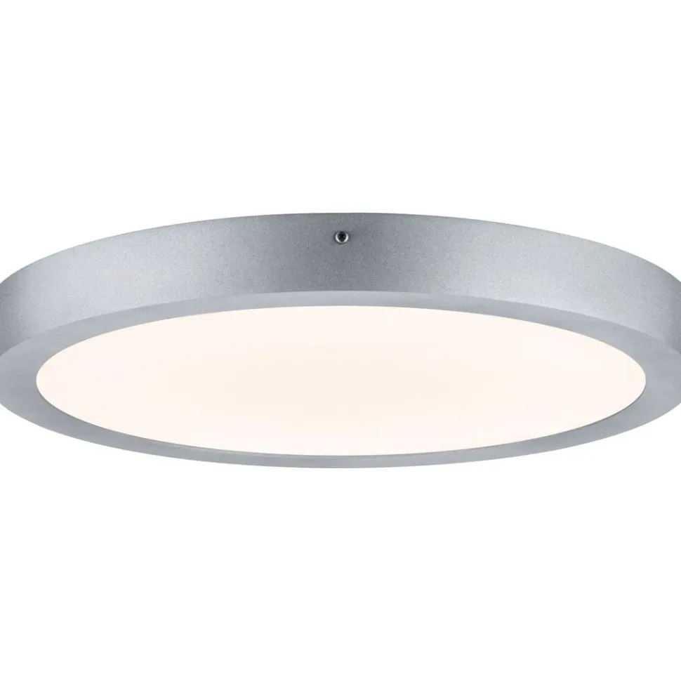 LED-paneeli Paulmann Lunar, Ø40cm, 22W, 3000K, mattakromi