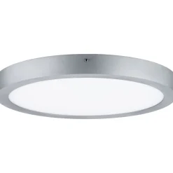 LED-paneeli Paulmann Lunar, Ø40cm, 22W, 3000K, mattakromi