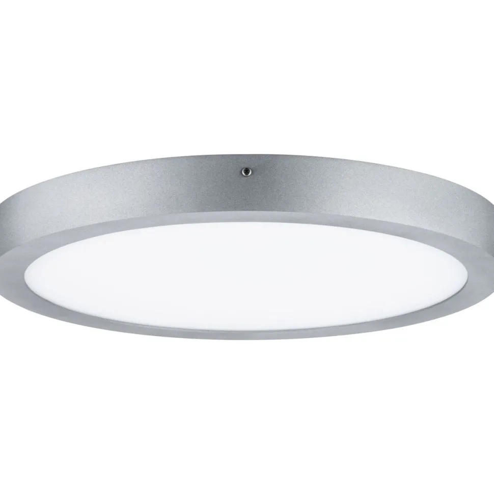 LED-paneeli Paulmann Lunar, Ø40cm, 22W, 3000K, mattakromi