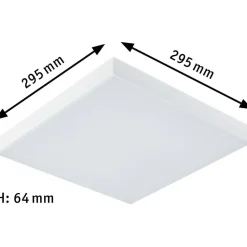 LED-paneeli Paulmann Velora, 29.5x29.5cm, 13.2W, 3000-6500K, RGBW, himmennettävä, valkoinen
