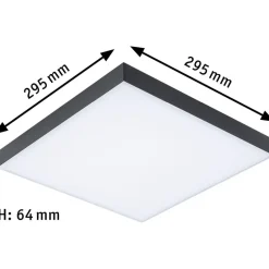LED-paneeli Paulmann Velora, 29.5x29.5cm, 13.2W, 3000-6500K, RGBW, himmennettävä, valkoinen