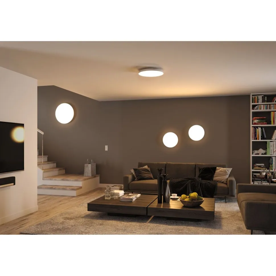 LED-paneeli Paulmann Velora, Smart Home Zigbee 3.0, Ø60cm, 32W, säädettävä värilämpötila, himmennettävä, valkoinen