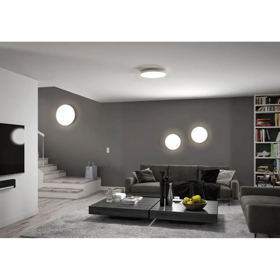 LED-paneeli Paulmann Velora, Smart Home Zigbee 3.0, Ø60cm, 32W, säädettävä värilämpötila, himmennettävä, valkoinen