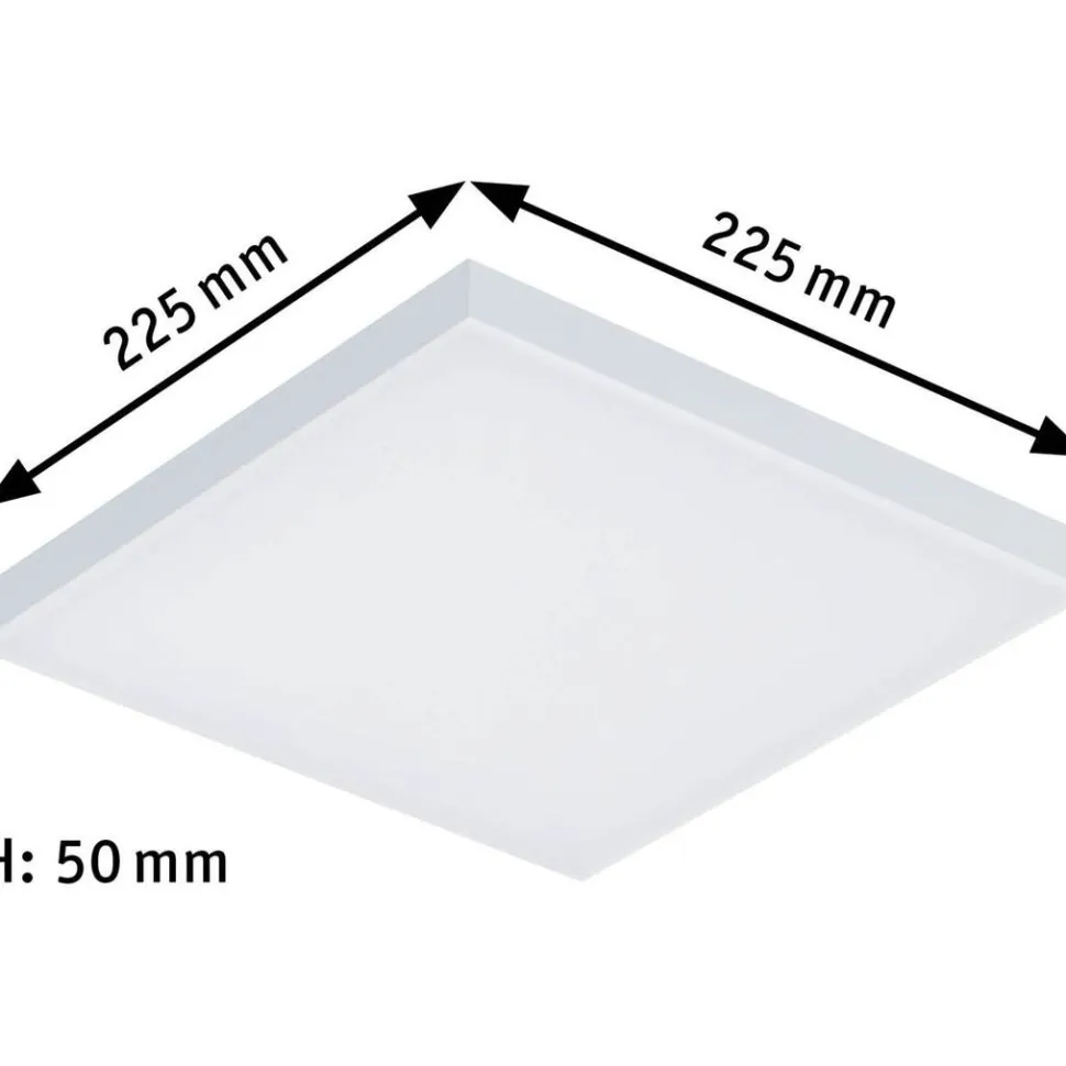 LED-paneeli Paulmann Velora, 22.5x22.5cm, 13W, 3000K, mattavalkoinen