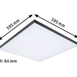 LED-paneeli Paulmann Velora, 59.5x59.5mm, 31W, 3000-6500K, RGBW, himmennettävä, valkoinen