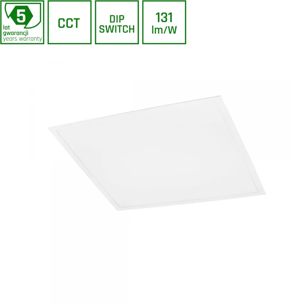 LED-paneeli Spectrum Algine Backlight 30W/40W/48W Cct 120° IP20 valkoinen 595x595x35mm