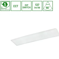 LED-paneeli Spectrum Algine Backlight 26/36/46W CCT 90° IP20 295x1195x34mm valkoinen