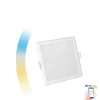 LED-paneeli Spectrum Algine 6W Cct+Dim Wi-Fi Smart neliö 112x112mm, upotettava, valkoinen