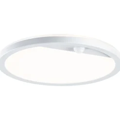 LED-paneeli ulkokäyttöön Paulmann Lamina, IP44, 28cm, 3000K, liiketunnistin, korroosionkestävä, musta