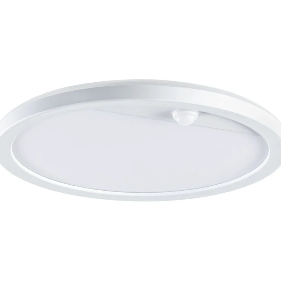 LED-paneeli ulkokäyttöön Paulmann Lamina, IP44, 28cm, 3000K, liiketunnistin, korroosionkestävä, musta