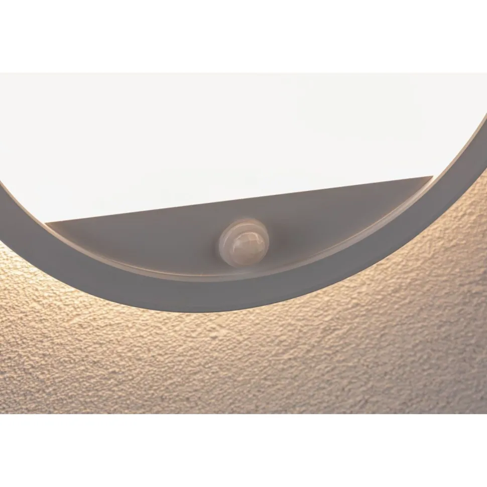 LED-paneeli ulkokäyttöön Paulmann Lamina, IP44, 28cm, 3000K, liiketunnistin, korroosionkestävä, musta