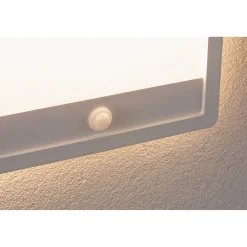 LED-paneeli ulkokäyttöön Paulmann Lamina, IP44, 25x25cm, 3000K, liiketunnistin, korroosionkestävä, valkoinen