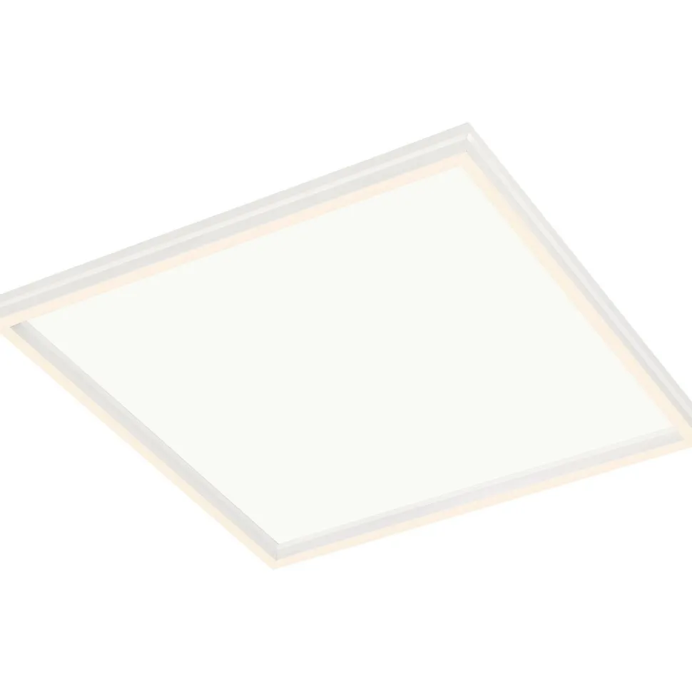 LED-paneeli Briloner Double 450x450mm CCT 3600lm 3000-6000K kaukosäädin himmennettävä valkoinen