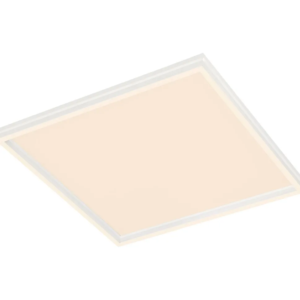 LED-paneeli Briloner Double 450x450mm CCT 3600lm 3000-6000K kaukosäädin himmennettävä valkoinen
