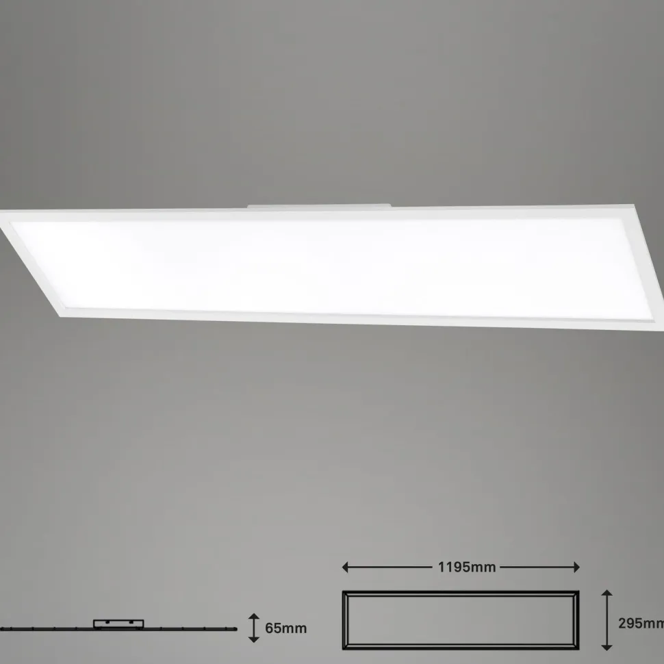LED-paneeli Heat LED CCT 36W 3800lm 1195x295x80mm kaukosäädin himmennettävä harjattu teräs
