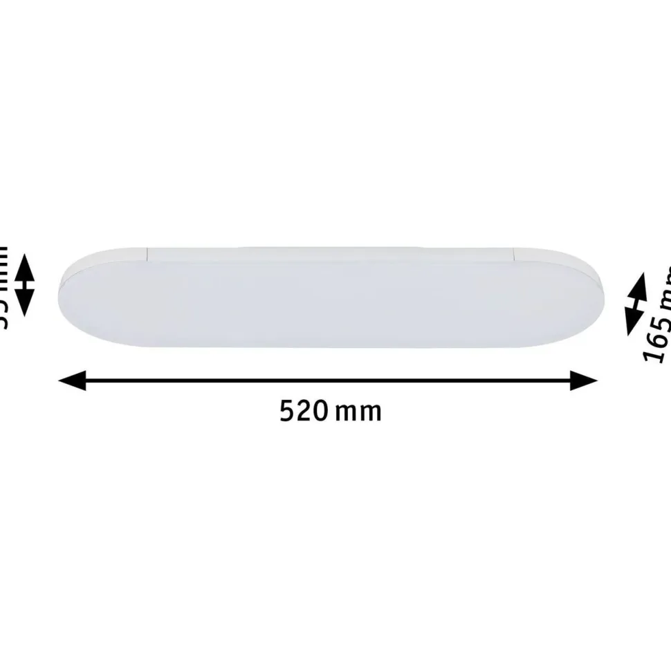 LED-paneeli kiskoon Paulmann URail Deck, 3000K, himmennettävä, valkoinen