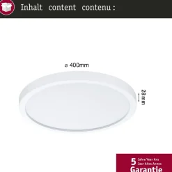 LED-paneeli Paulmann Alya Ø230mm 17W 1700lm 3000-6500K valkoinen