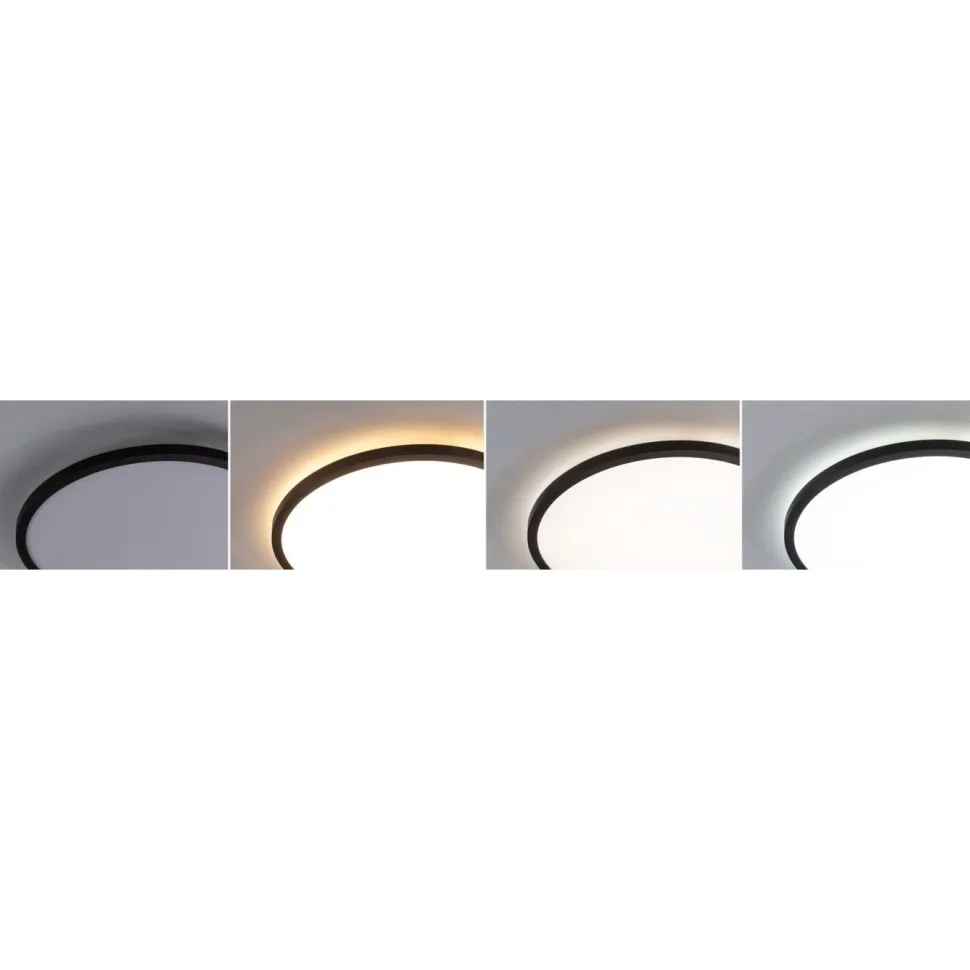 LED-paneeli Paulmann Atria Shine IP44 Ø398mm 20.8W 2800lm White Switch puunruskea tammi