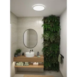 LED-paneeli Paulmann Atria Shine IP44 Ø398mm 20.8W 2800lm White Switch puunruskea tammi