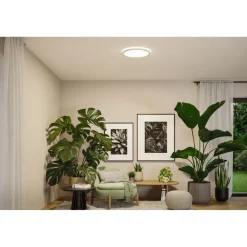 LED-paneeli Paulmann Atria Shine IP44 Ø398mm 20.8W 2800lm White Switch puunruskea tammi