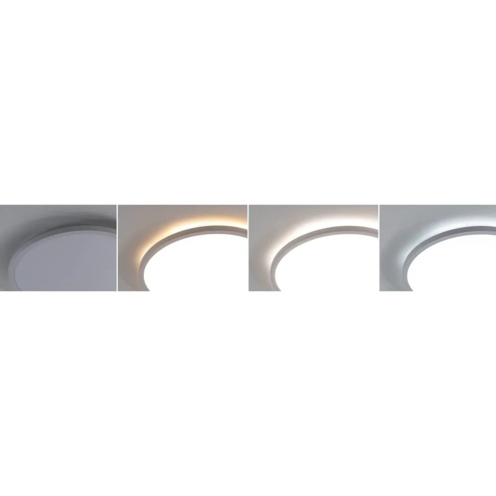 LED-paneeli Paulmann Atria Shine IP44 Ø398mm 20.8W 2800lm White Switch puunruskea tammi