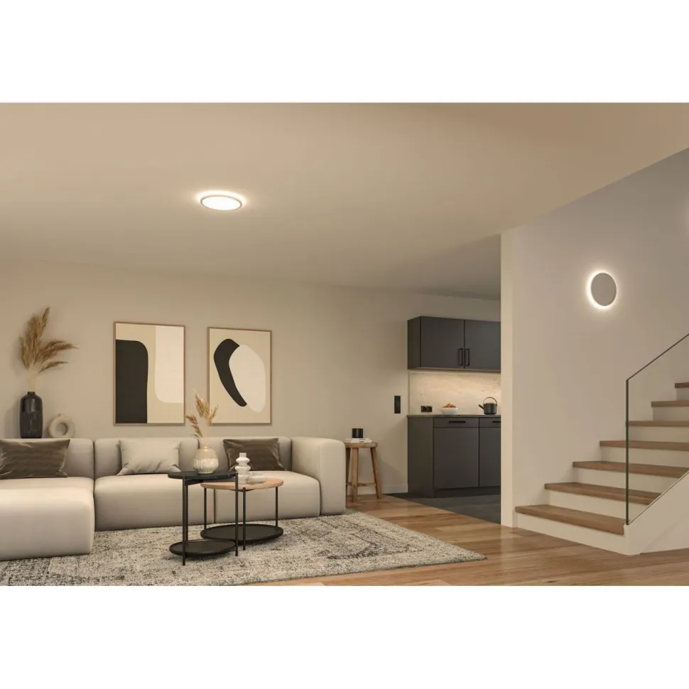 LED-paneeli Paulmann Atria Shine Ø290mm 19/2W 2400lm/150lm 3000K valkoinen