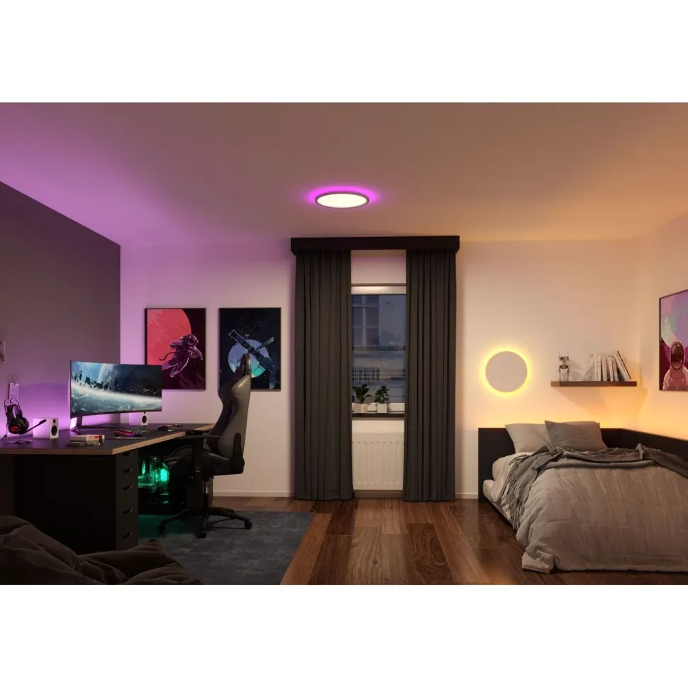 LED-paneeli Paulmann Atria Shine Ø290mm 19/2W 1500lm RGB+ himmennettävä valkoinen