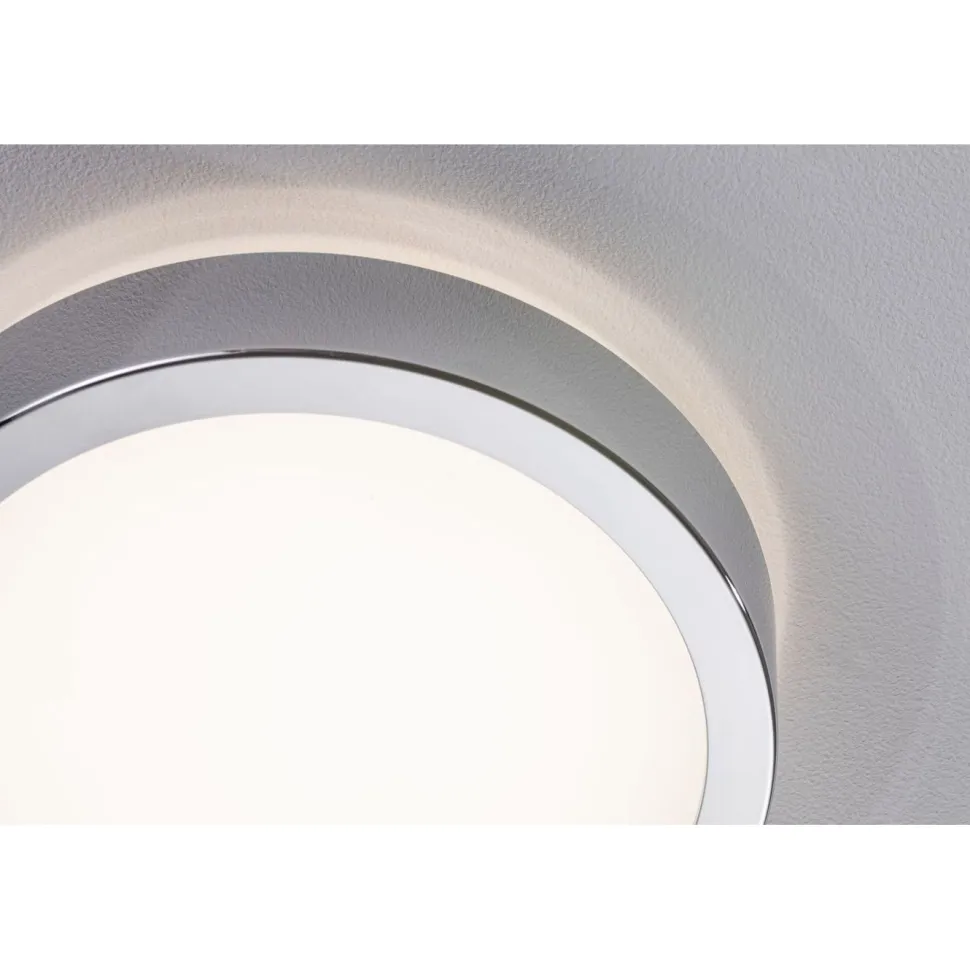 LED-paneeli Paulmann Aviar, IP44, 30cm, 18W, 1800lm, säädettävä värilämopötila, kromi