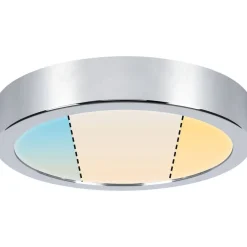 LED-paneeli Paulmann Aviar, IP44, 22cm, 13W, 1050lm, säädettävä värilämpötila, kromi