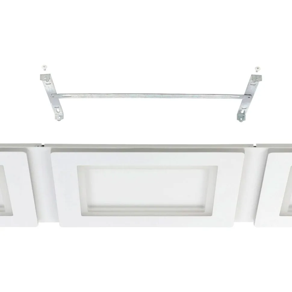 LED-Paneelivalaisin Eglo connect.z Padrogiano-z 3-osainen 120x30cm RGBW valkoinen