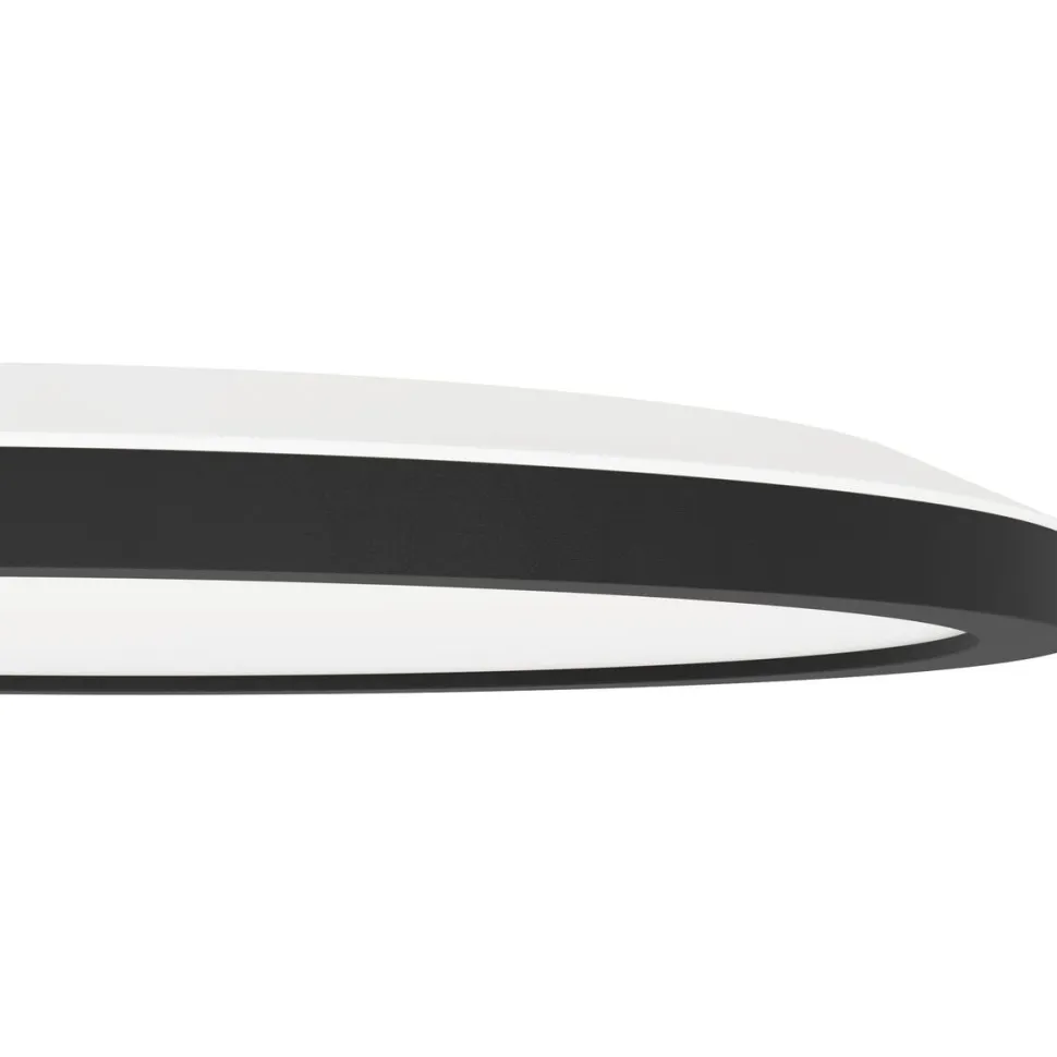 LED-Paneelivalaisin Eglo connect.z Rovito-Z ø30cm 14.6W RGBW musta