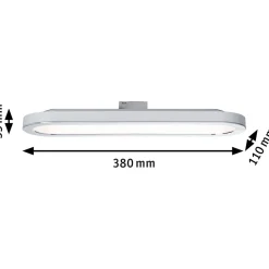 LED-Paneelivalaisin kiskoon Paulmann URail Loop kromi