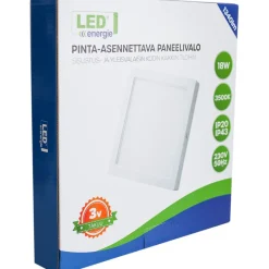 LED-paneelivalaisin Led Energie, 18W, 3500K, neliö