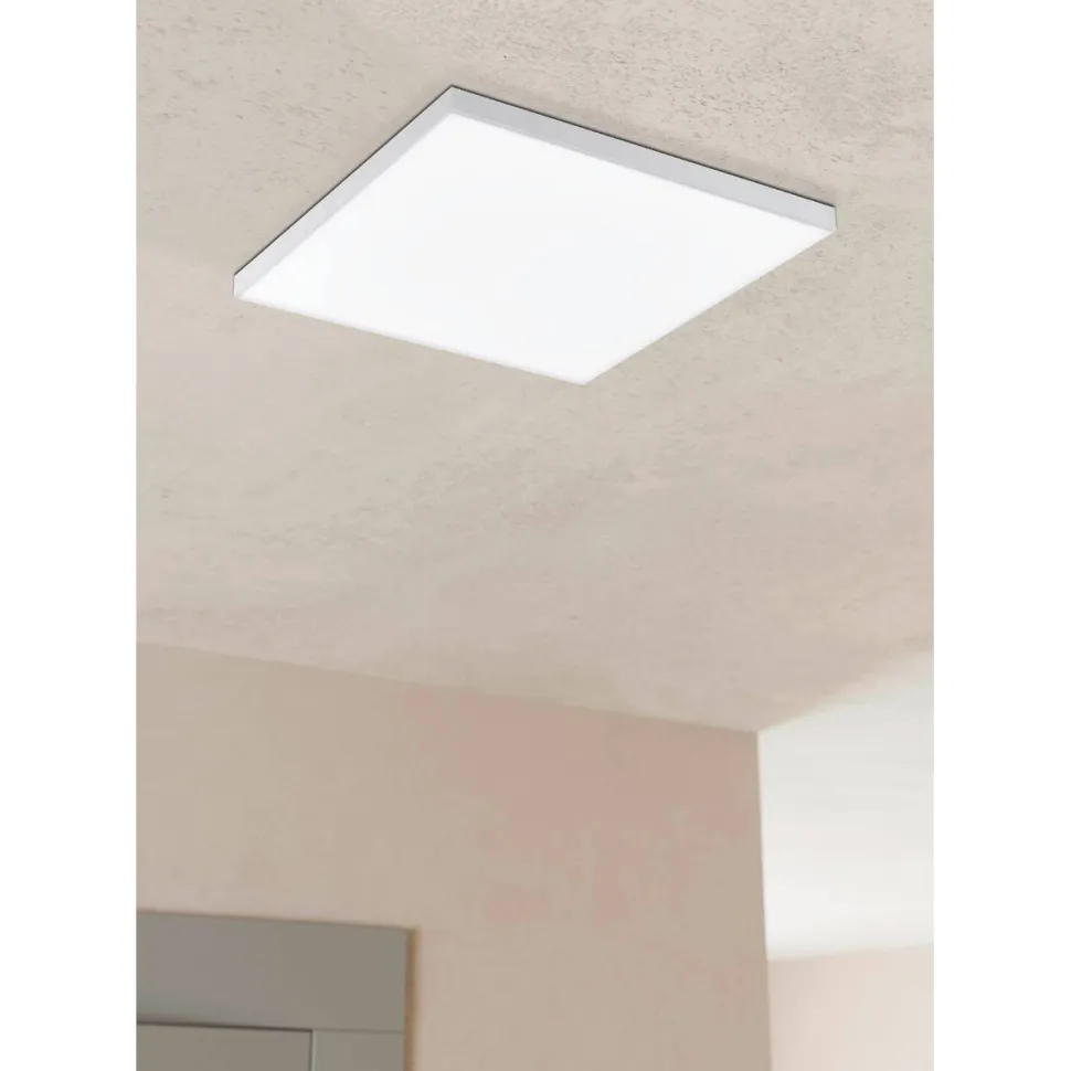 LED-Paneelivalaisin Eglo Turcona 28,7x28,7cm valkoinen himmennin CCT