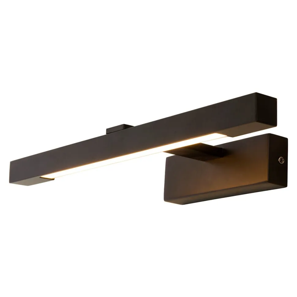 LED-peilivalaisin Aneta Lighting Lucca IP44 musta