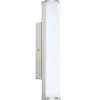 LED-peilivalaisin Eglo Calnova 8W 50x350x85 mm IP44 himmennettävä harjattu teräs/valkoinen