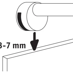 LED-peilivalaisin Paulmann Galeria Hook, IP44, 2700K, kromi