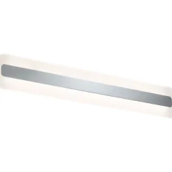 LED-peilivalaisin Paulmann Lukida, IP44, 3000K, 650lm, 9W, kromi/valkoinen