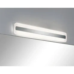 LED-peilivalaisin Paulmann Lukida, IP44, 3000K, 650lm, 9W, kromi/valkoinen