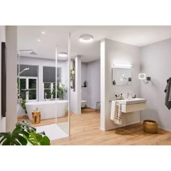 LED-peilivalaisin Paulmann Luno, 59.6cm, IP44, säädettävä värilämpötila, alumiini