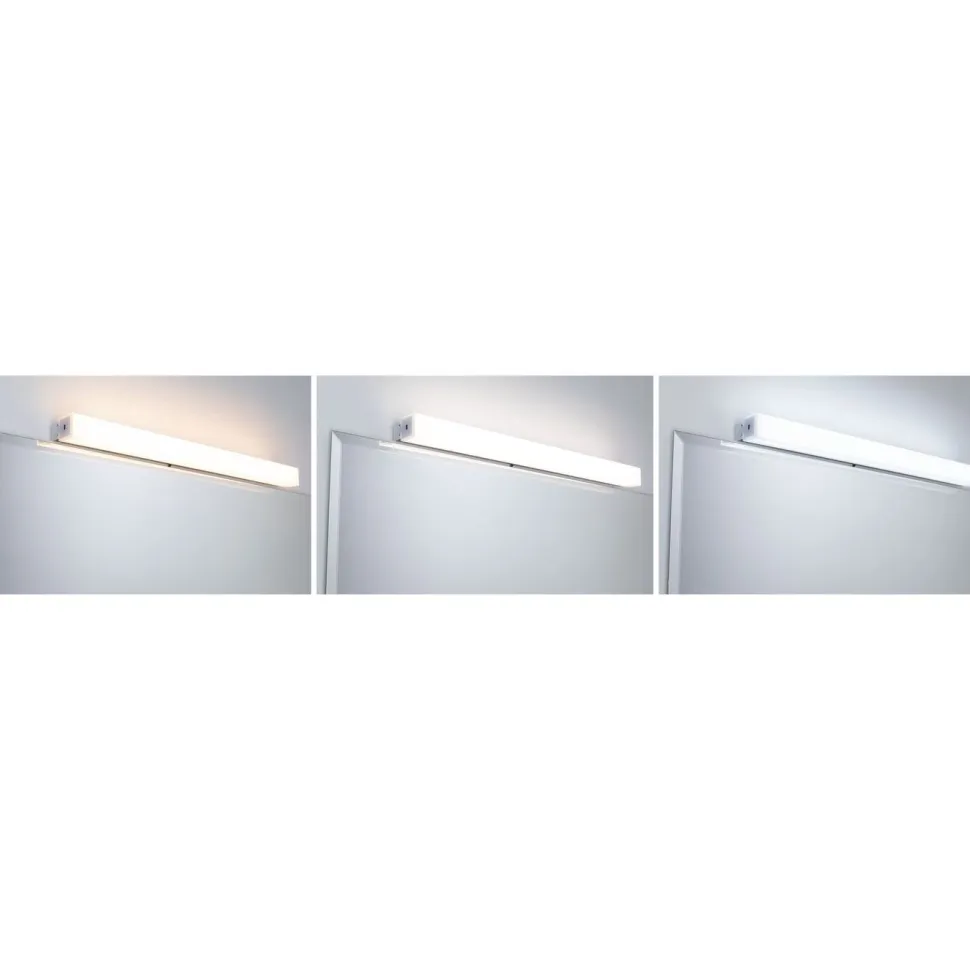 LED-peilivalaisin Paulmann Luno, 59.6cm, IP44, säädettävä värilämpötila, alumiini