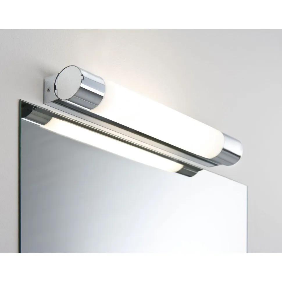 LED-peilivalaisin Paulmann Orgon Prise, 44cm, IP44, 3000K, kromi/valkoinen