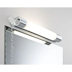 LED-peilivalaisin Paulmann Orgon Prise, 70cm, IP44, 3000K, kromi/valkoinen