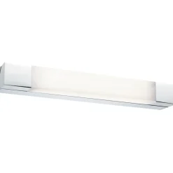 LED-peilivalaisin Paulmann Quasar, 44cm, IP44, 3000K, kromi/valkoinen