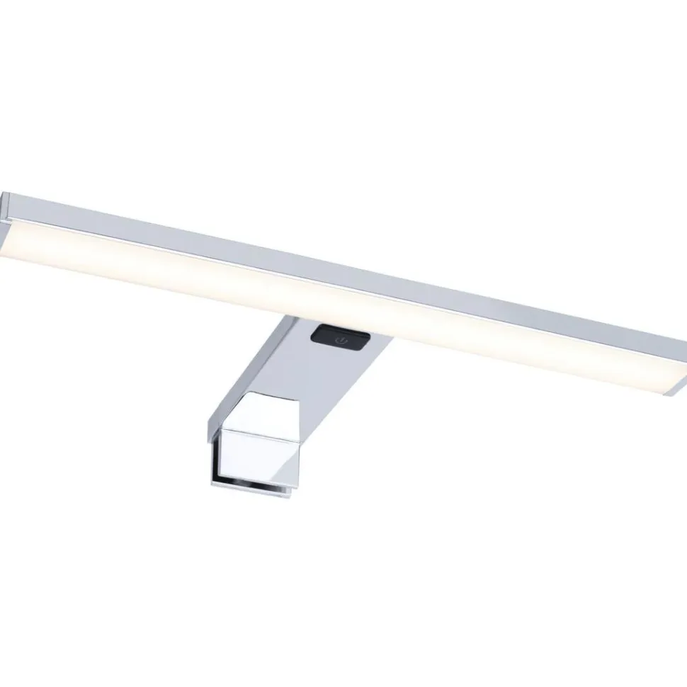 LED-peilivalaisin Paulmann Selo, IP44, säädettävä värilämpötila, kromi