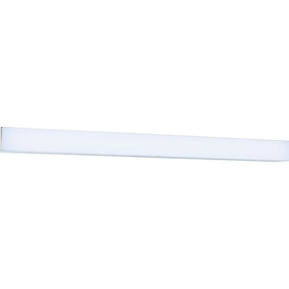 LED-peilivalaisin Paulmann Tova, 60cm, IP44, säädettävä värilämpötila, himmennettävä kromi/valkoinen