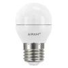 LED-pienkupulamppu Airam Pro P45 840 DIM, E27, 4000K, 470lm, OP, himmennettävä