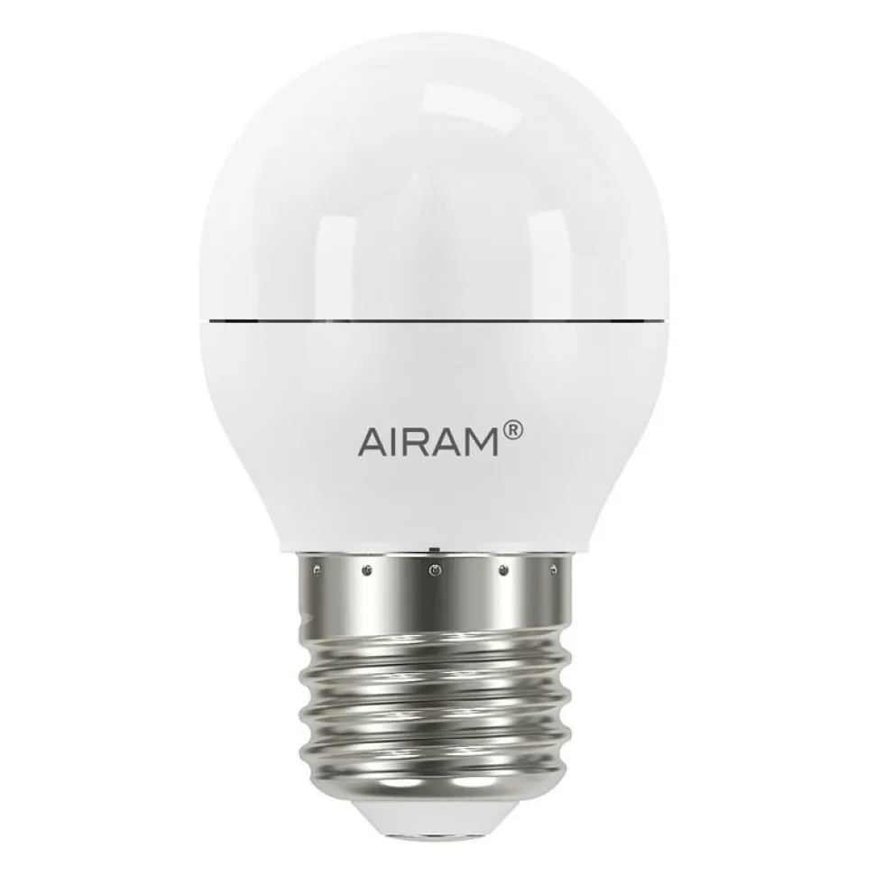 LED-pienkupulamppu Airam Pro P45 840 DIM, E27, 4000K, 470lm, OP, himmennettävä