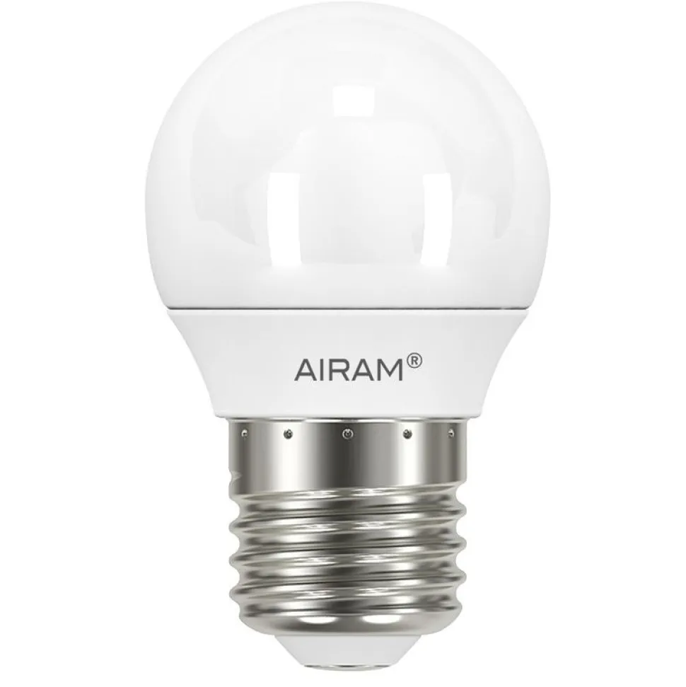 LED-pienkupulamppu Airam Pro P45 840, E27, 4000K, 470lm